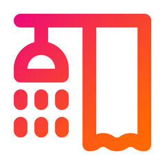 Bathroom icon illustration