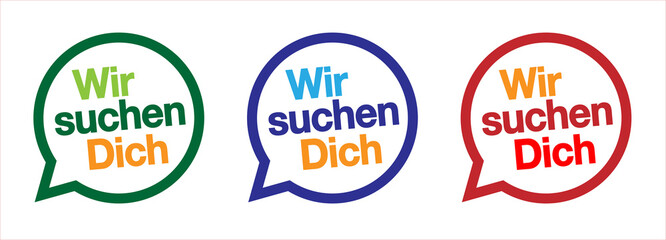 Obraz premium Wir suchen Dich 