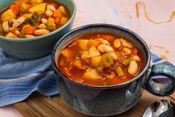 Vegan Minestrone Italian Bowl
