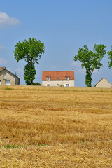Arthies; France - july 21 2021 : picturesque village in summer