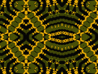 Colored African fabric, seamless pattern, photo  
