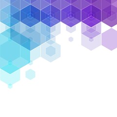 Color hexagon vector abstract background. polygonal style. eps 10