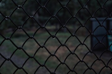 Naklejka premium wire fence