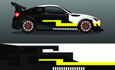 car wrap abstract racing graphic background for vinyl wrap and stickers