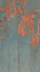 Paint peeling off the wooden board surface, grunge background