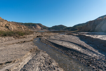 river with water in the south of Spain