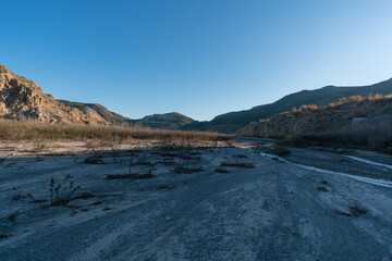 river with water in the south of Spain