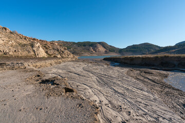river with water in the south of Spain