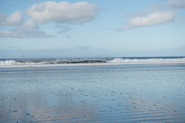 Obraz premium Welle Island