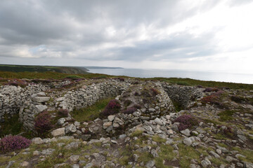 Naklejka na ściany i meble The Bronze Age Burial Chamber of Carn Gloose Cape Cornwall
