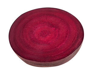 Fresh red beet root ring slice
