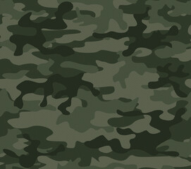
Digital green camouflage, army clothing design