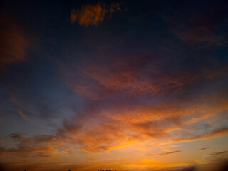 Fototapeta premium sunset in the sky