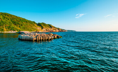 Picturesque Hamme havn in Bornholm