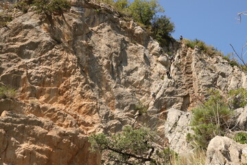Naklejka premium via ferrata de la Grande Fistoire, 04