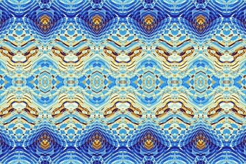 Abstract digital fractal pattern. Abstract vintage ornamental texture.