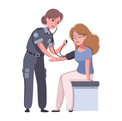 Cartoon Paramedic Illustration