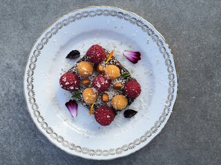 Tartelette crue chocolatée 