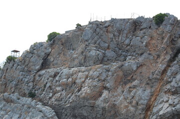 rock in the mountains