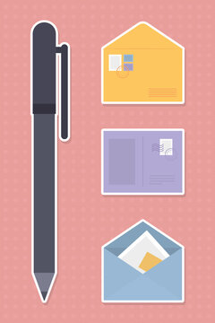 pen and post envelopes