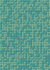 Abstract Geometric Pattern generative computational art illustration