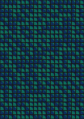 Abstract Geometric Pattern generative computational art illustration