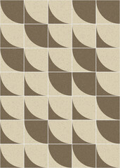 Abstract Geometric Pattern generative computational art illustration