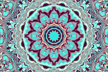 Abstract geometrical background. Ornamental symmetric pattern