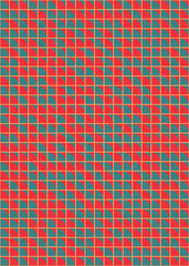 Abstract Geometric Pattern generative computational art illustration