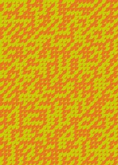 Abstract Geometric Pattern generative computational art illustration