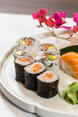 Close-up of japanese food
