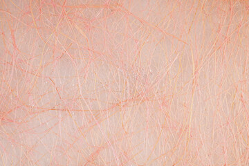 Coconut fiber paper background texture, dyed pink.