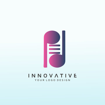 MUSIC Education Design a Professional logo letter PD