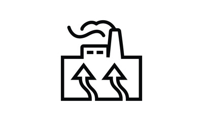 green eco vector icon white beckground