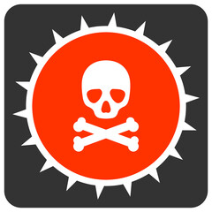 Pandora box icon with flat style. Isolated vector pandora box icon illustrations, simple style.