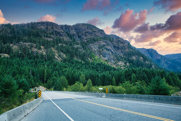 Gold River Hwy, Campbell River, Vancouver Island, British Colombia, Canada