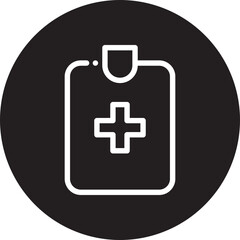 Medical History glyph icon