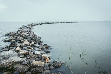 rocks in the water