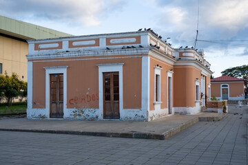 Cajicá, Cundinamarca, Colombia. The Cajicá train station.