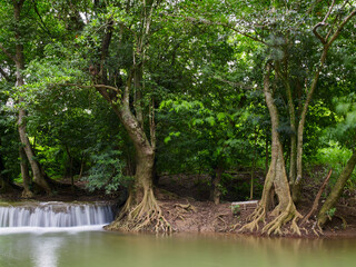Waterfall in the forest at Muaklek, Saraburi, THAILAND.