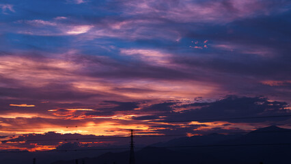 一番好きな夕焼け空