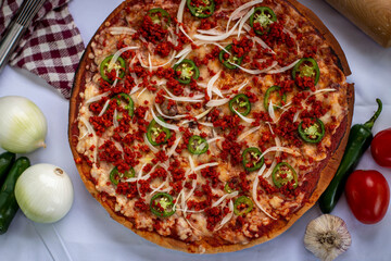 Pizza a la Mexicana 004