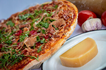 Pizza de Jamón 002
