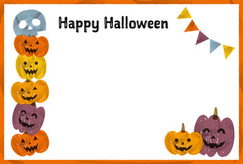 ハロウィンフレーム　ジャックオランタン