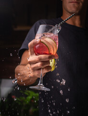 cocteles en copa 