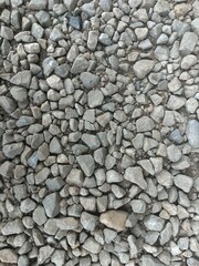 close up dry stone on the ground