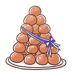 R:もっとメルヘンなケーキ屋さん☆クロカンブッシュ③