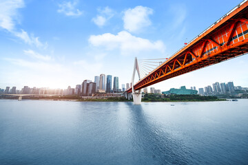 Modern metropolis skyline, Chongqing, China, Chongqing panorama.