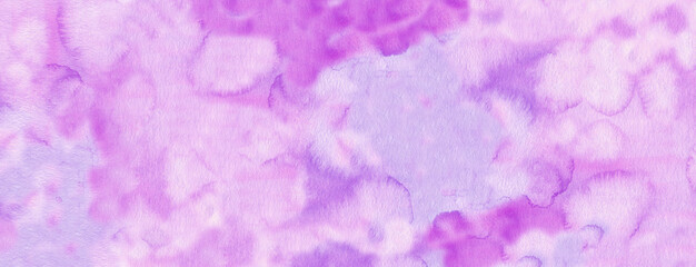 Purple watercolor background with white distressed texture on canvas background