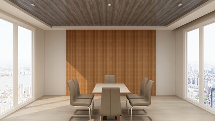 modern office meeting room for company logo mockup